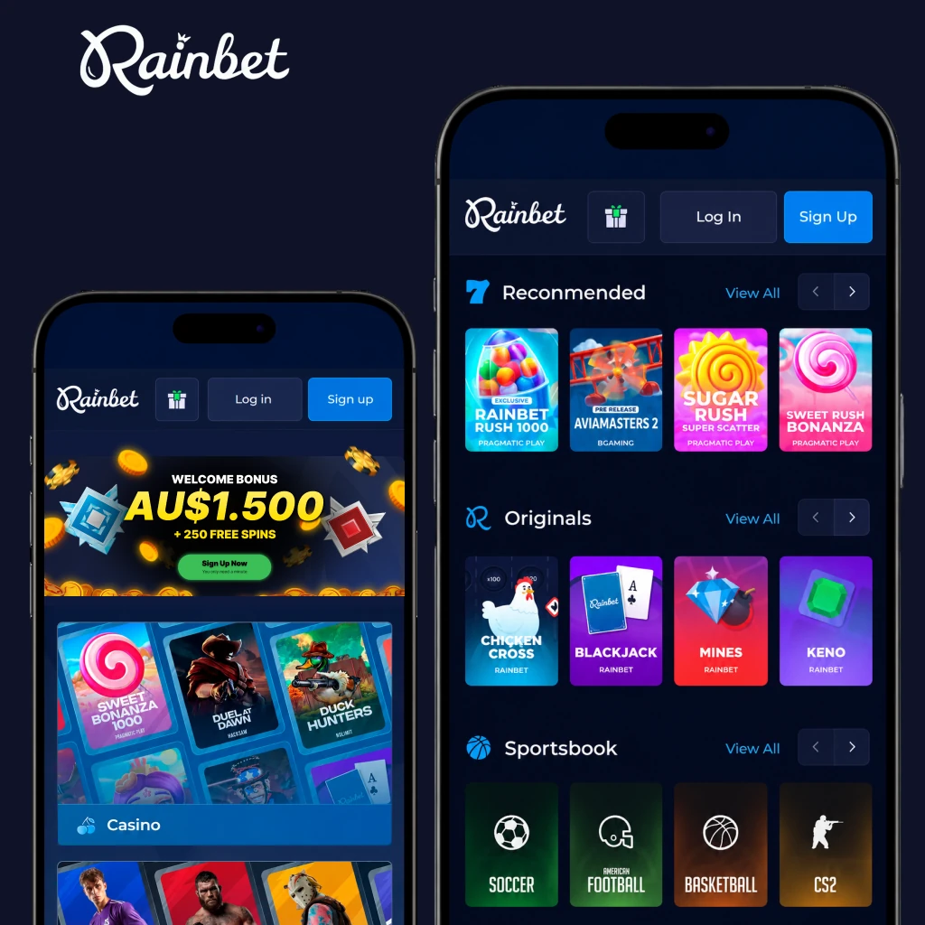 Rainbet casino login and registration